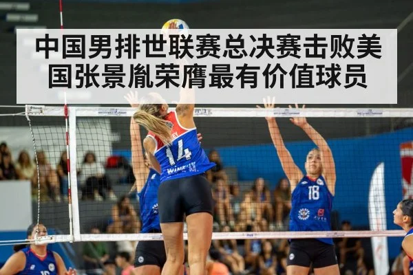 中国男排世联赛总决赛击败美国张景胤荣膺最有价值球员